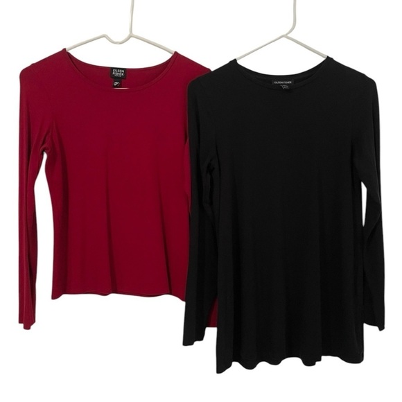 Eileen Fisher Women’s Lot of 2 Blouses size PP (0-2 Petite) - Picture 1 of 12